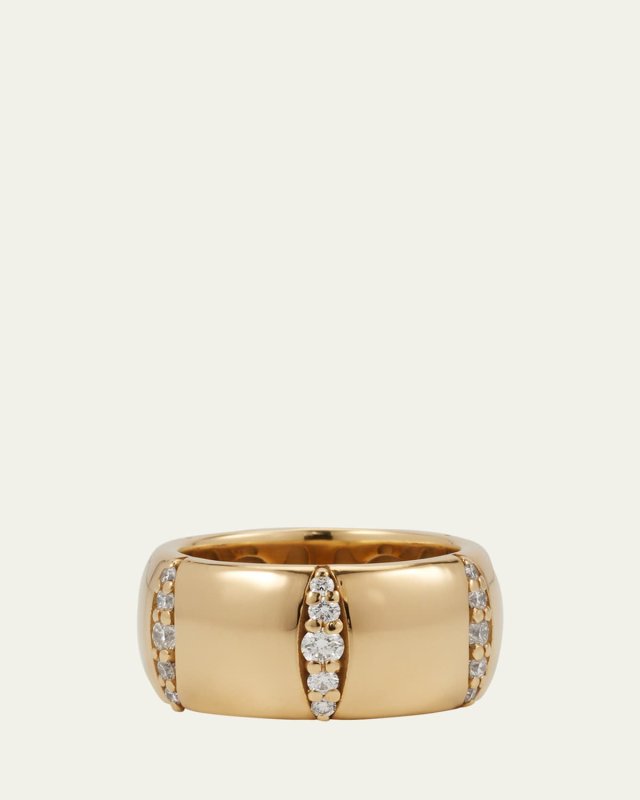 18k Yellow Gold Veda Diamond Band